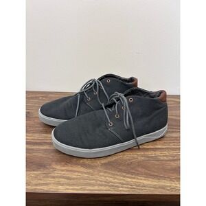 Olukai Nana Hele Waiap Shoes Mens 11 M‎ Black Chukka Canvas Casual Sneakers